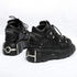 2020 Punk Style Women Sneakers Lace-up 6CM Platform Shoes Woman Creepers Female Casual Flats Metal Decor Tenis Feminino