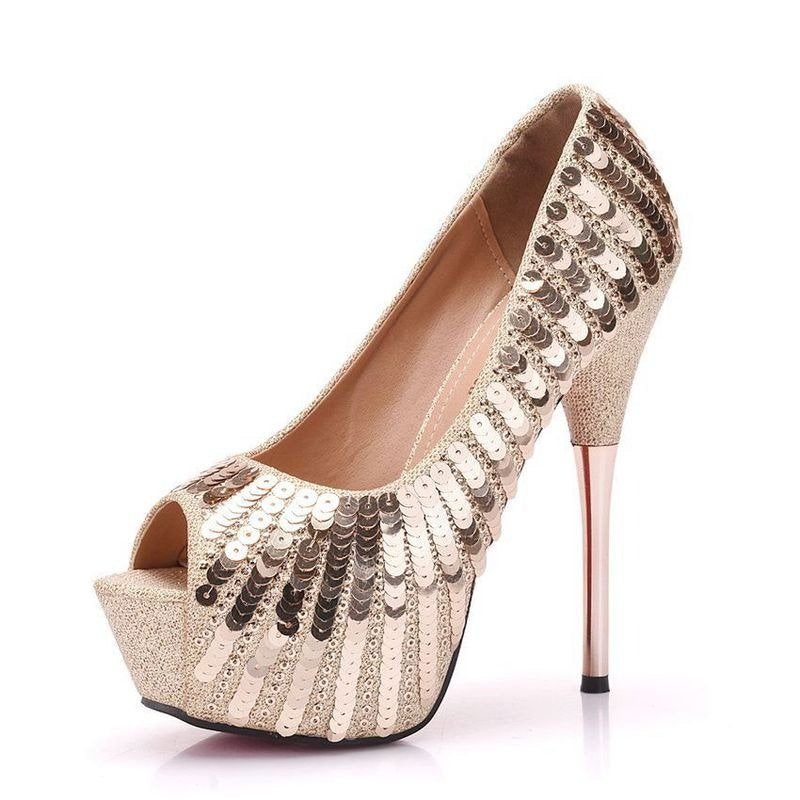 Higho Ultra High Heels Paillette – Elegant, Comfortable and Non-Slip Heels for Every Occasion | NEVADA™ - Nevada Shoe