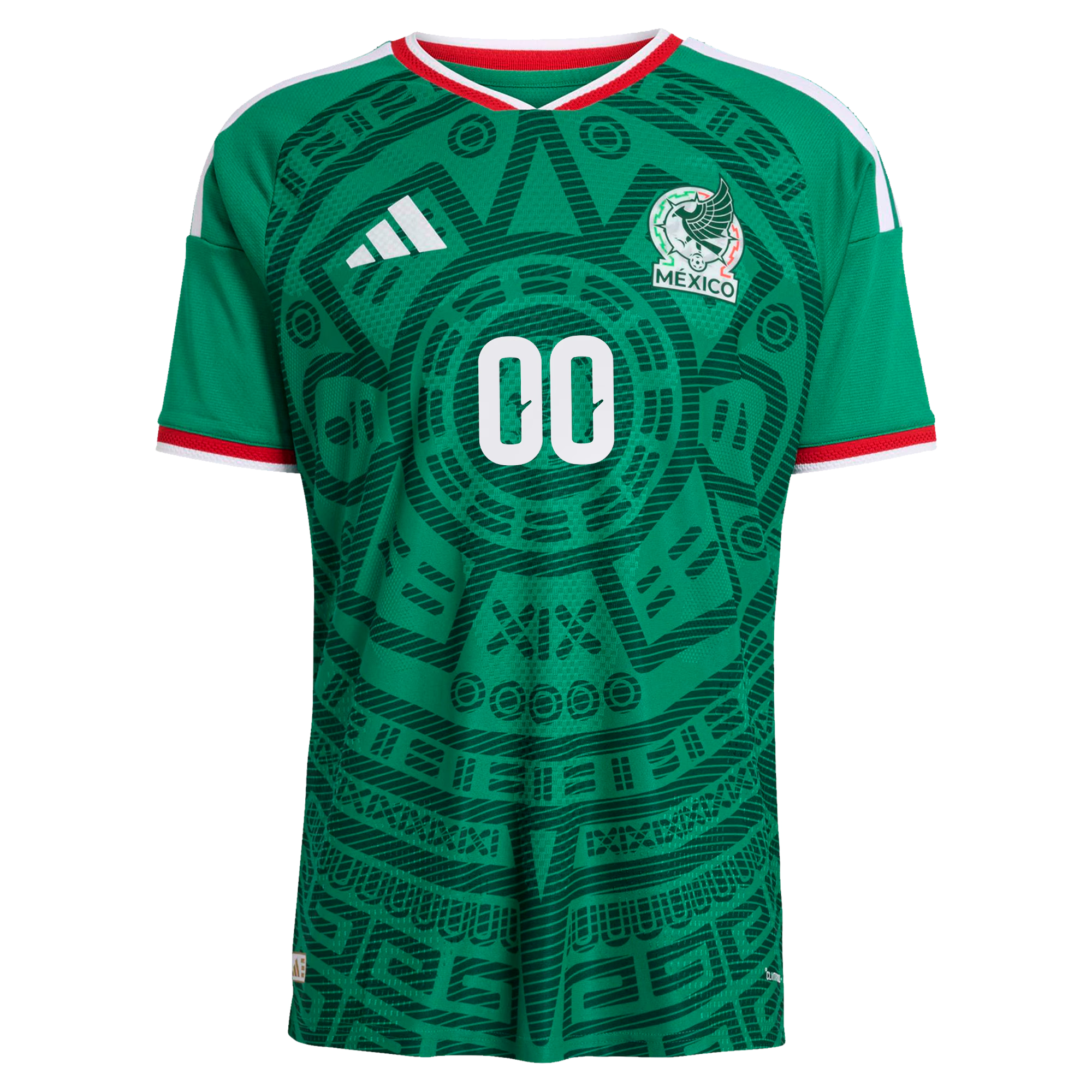 Inspired Soccer Jersey 2026 – (Mexico) Custom Fan Edition – Slim Fit Green