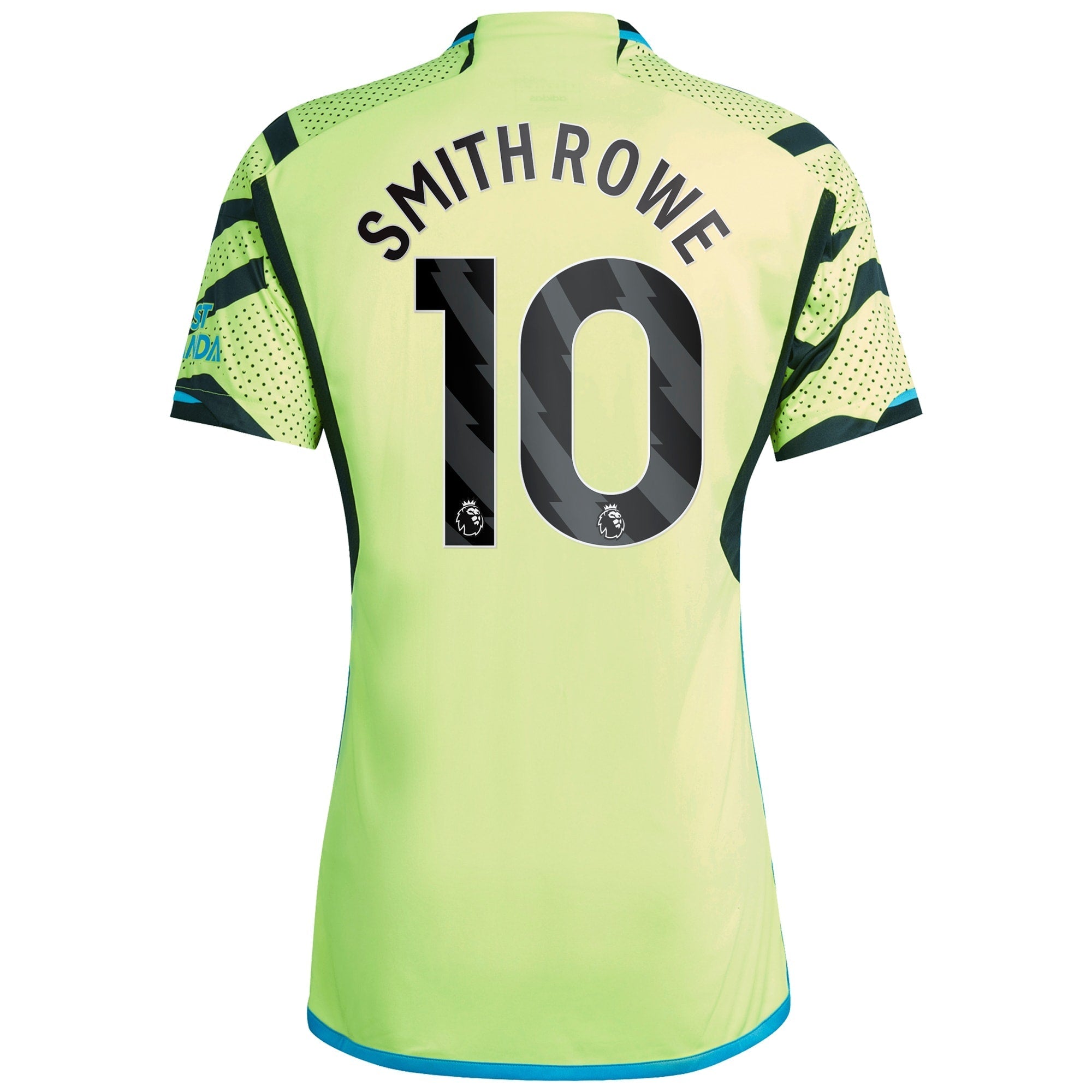 Emile Smith Rowe Arsenal adidas 2023/24 Away Player Authentic T-shirt - Yellow