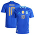 Men's adidas Lionel Messi Blue Argentina National Team 2024 Away Authentic Player Authentic T-shirt