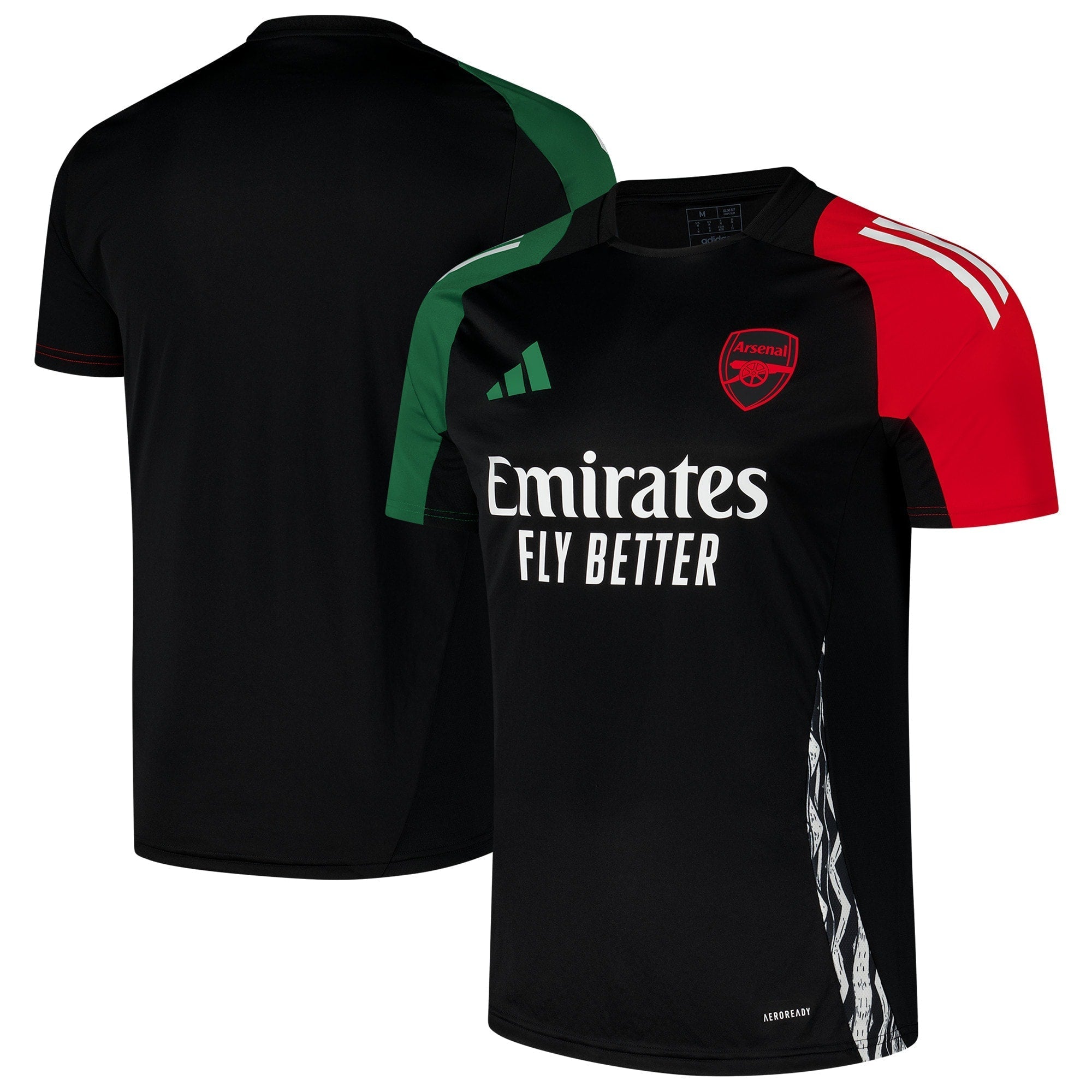 Arsenal adidas 2024/25 AEROREADY Training Authentic T-shirt - Black