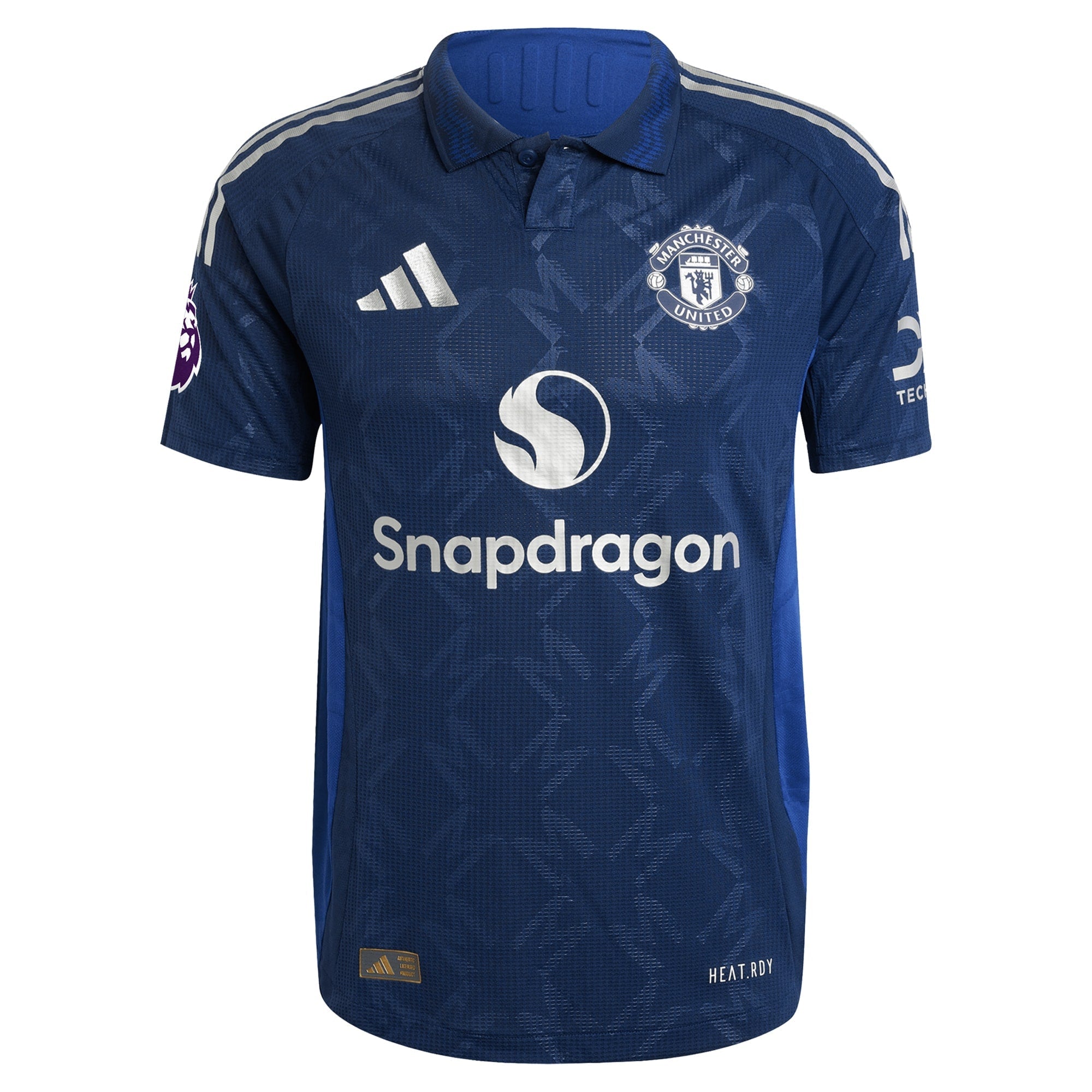 Manchester United adidas 2024/25 Away Custom Authentic T-shirt - Navy