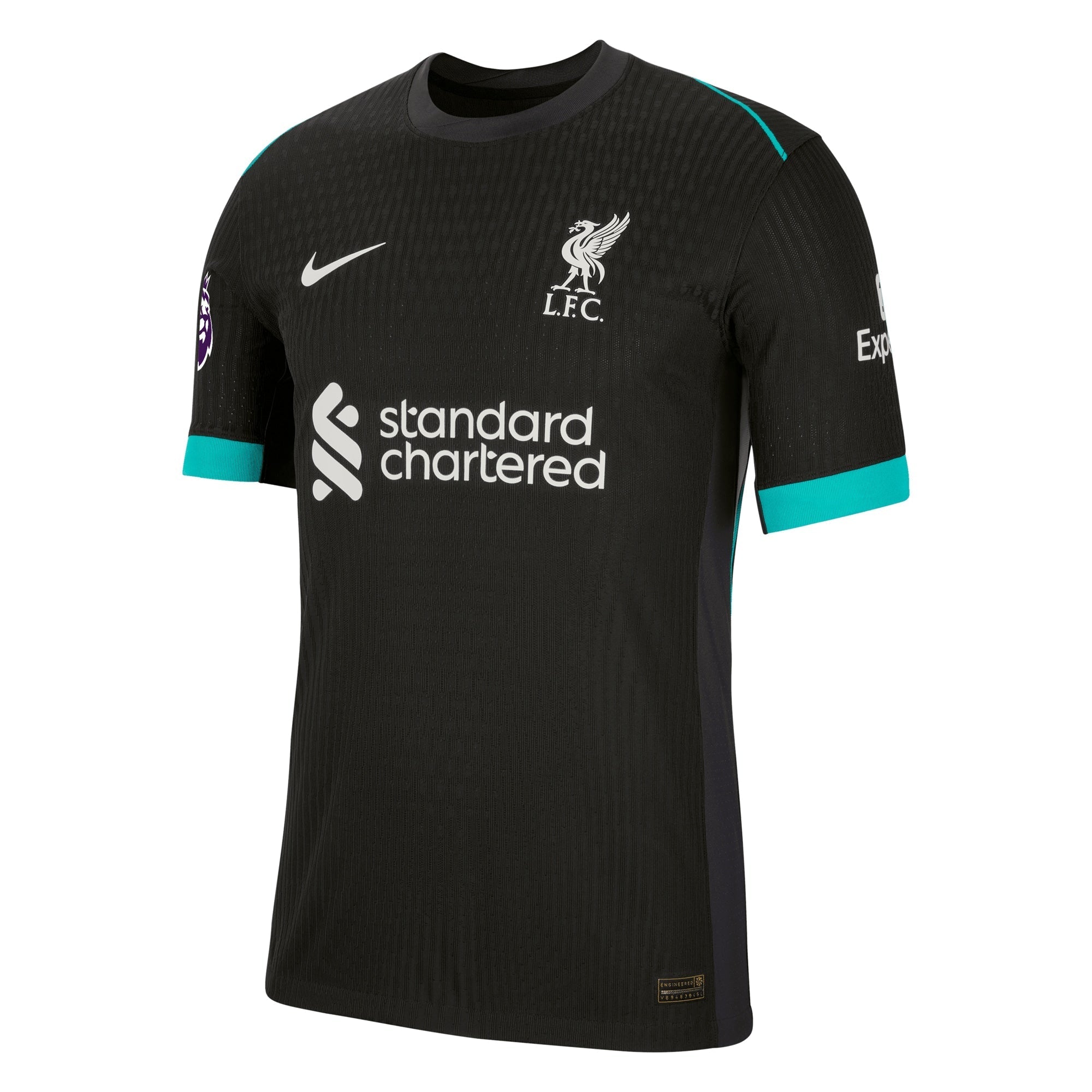 Liverpool Nike 2024/25 Away Custom Authentic T-shirt - Forest Green