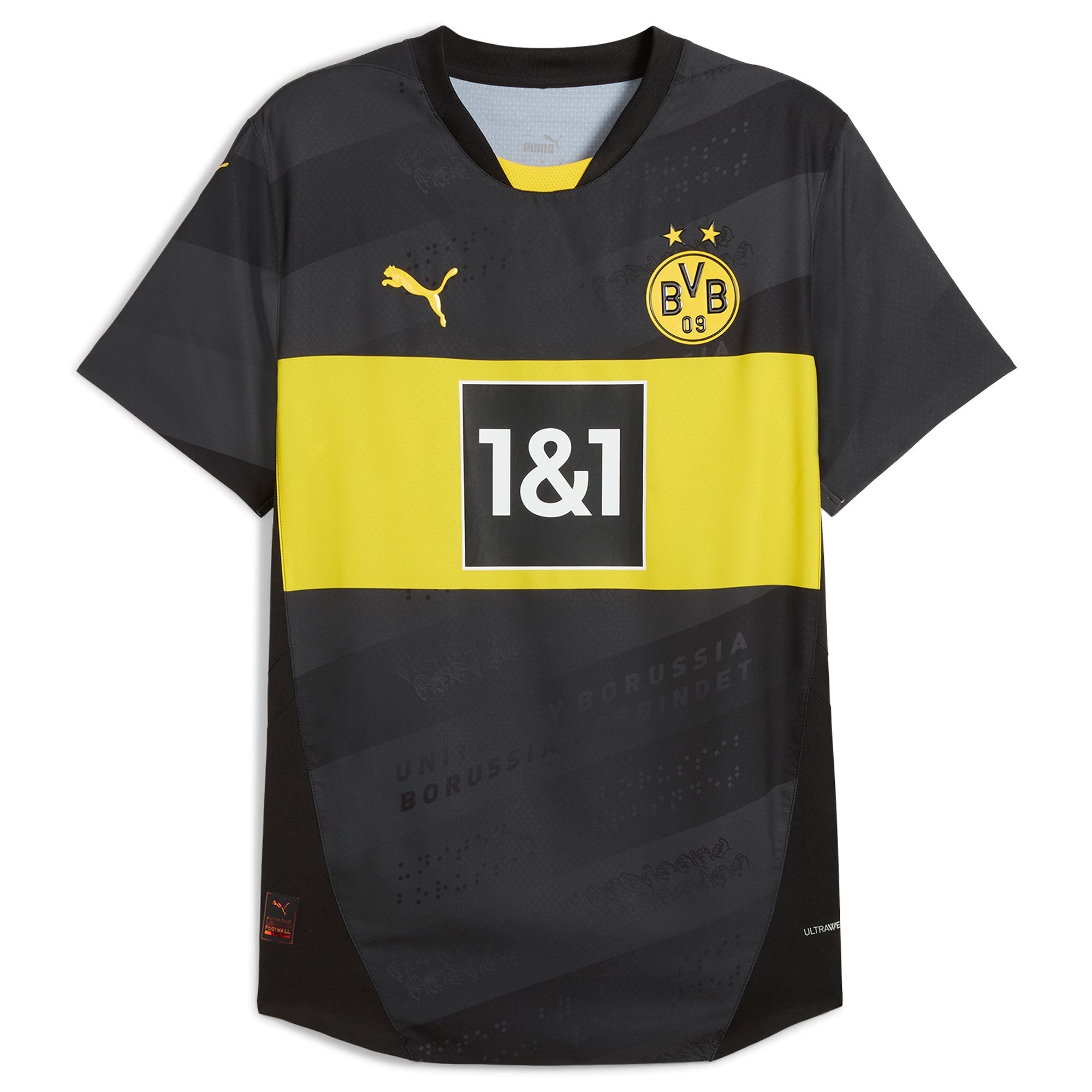 Borussia Dortmund Puma 2024/25 Away Authentic T-shirt - Black