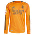 Real Madrid adidas 2024/25 Away Long Sleeve Custom Authentic T-shirt - Orange