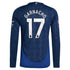 Alejandro Garnacho Manchester United adidas 2024/25 Away Long Sleeve Player Authentic T-shirt - Navy