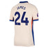 Christopher Nkunku Chelsea Nike 2024/25 Away Player Authentic T-shirt - Orange