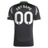 Arsenal adidas 2024/25 Away Custom Authentic T-shirt - Black