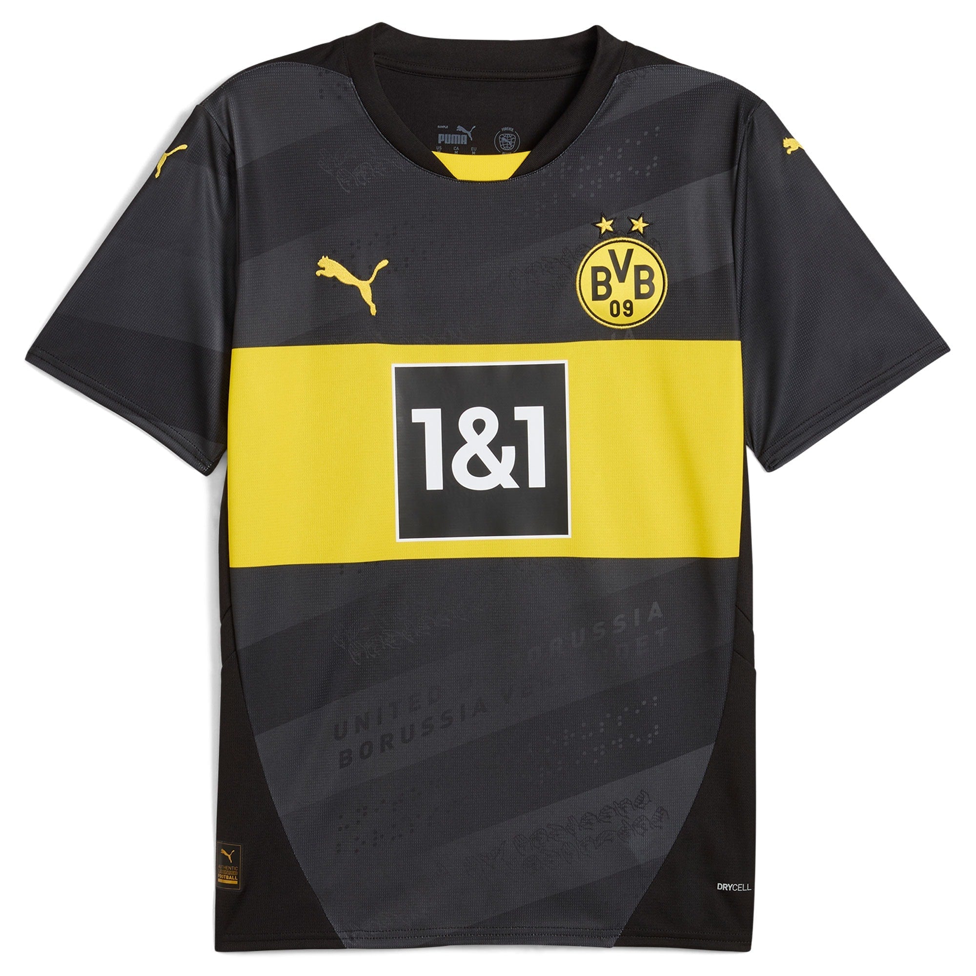 Borussia Dortmund Puma 2024/25 Away Authentic T-shirt - Black