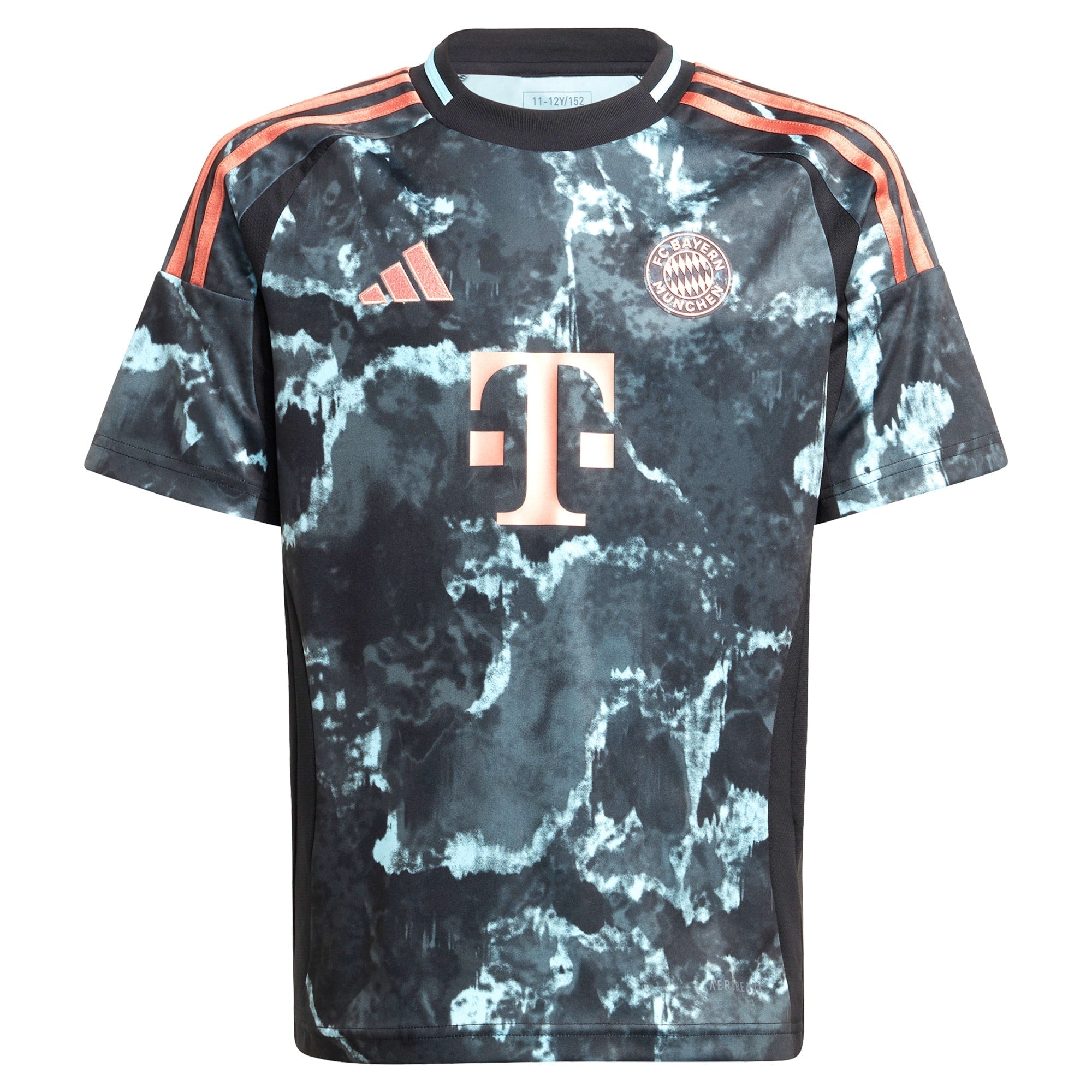 Harry Kane Bayern Munich adidas Youth 2024/25 Away Player Authentic T-shirt - Black