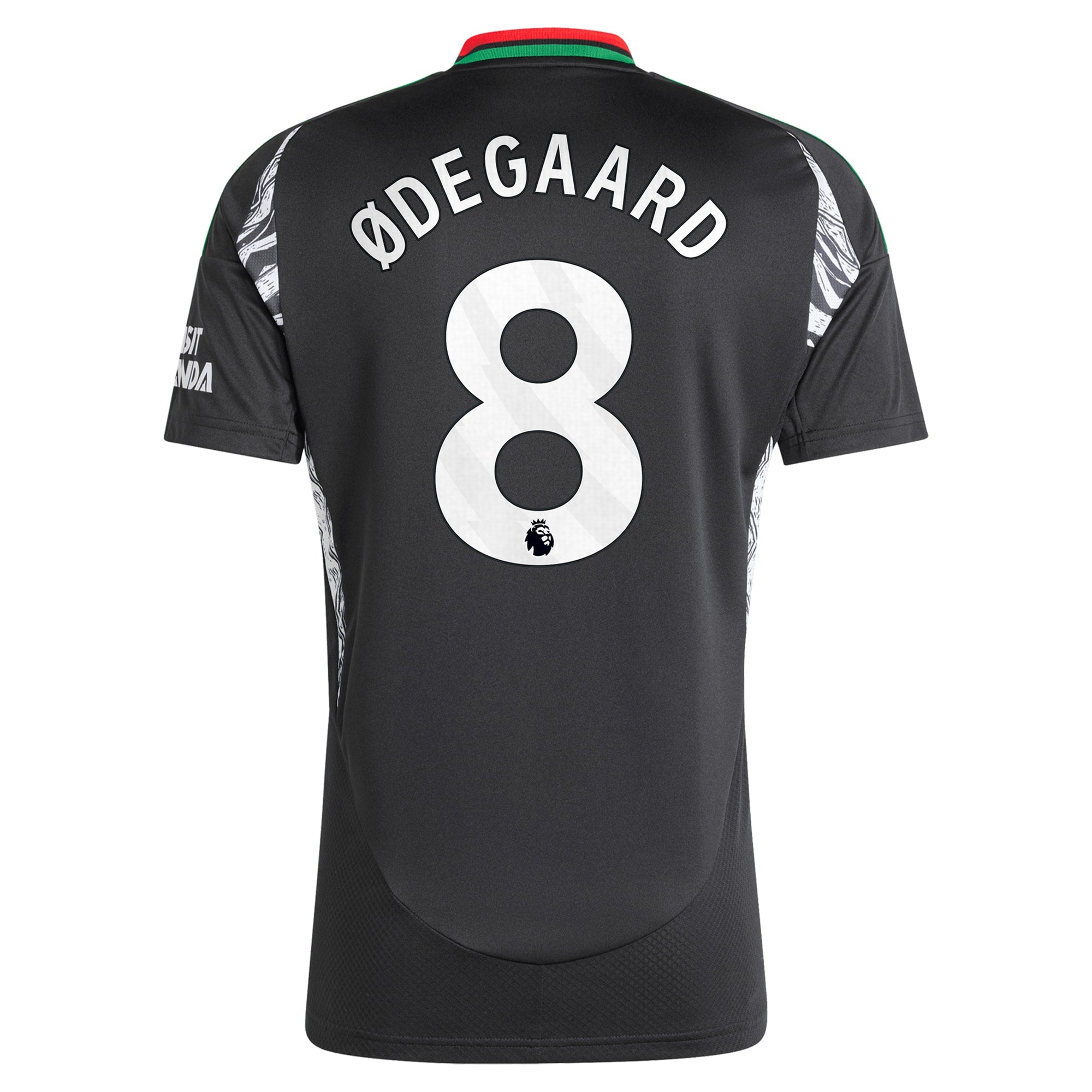 Martin Odegaard Arsenal adidas 2024/25 Away Player Authentic T-shirt - Black