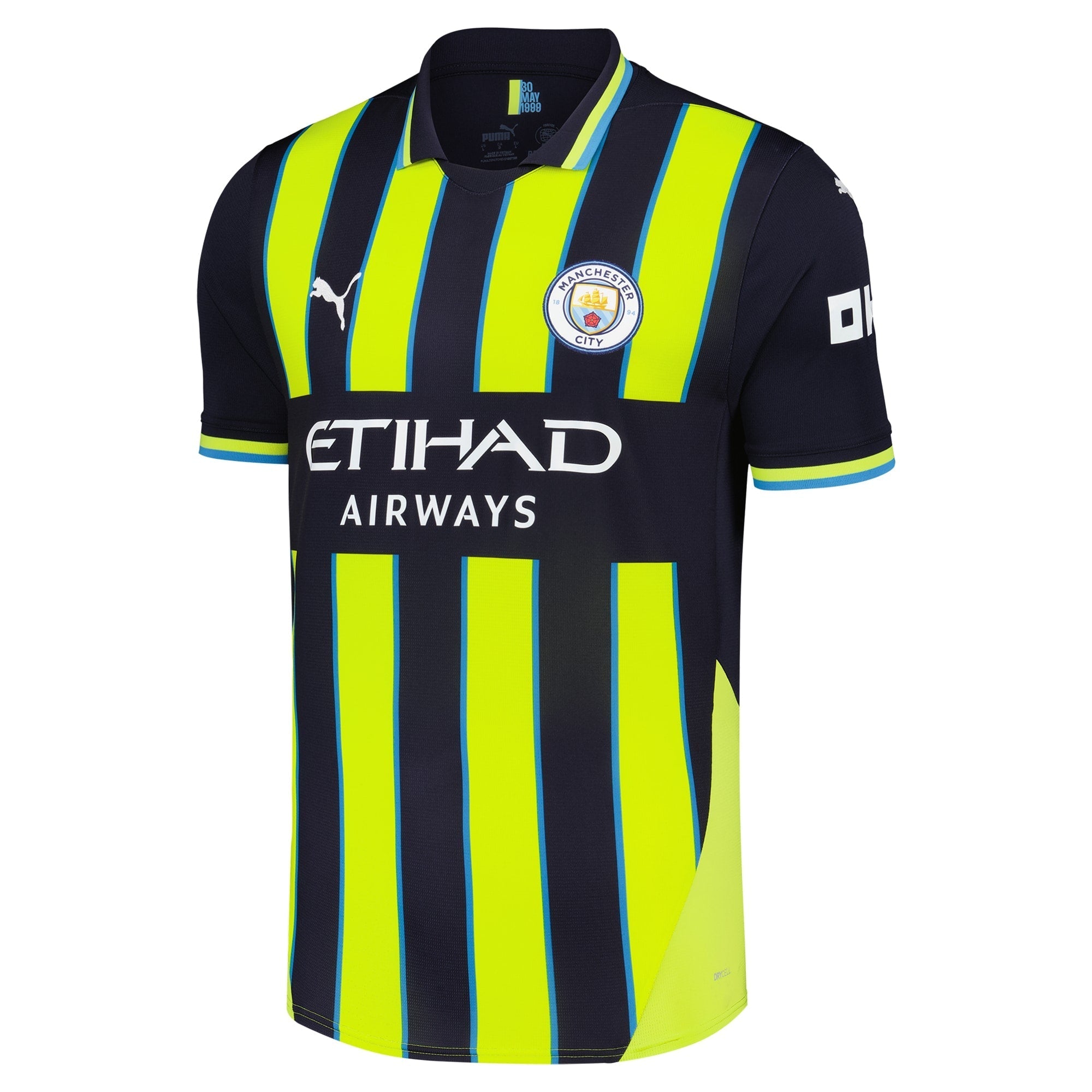 Kevin De Bruyne Manchester City Puma 2024/25 Away Player Authentic T-shirt - Navy