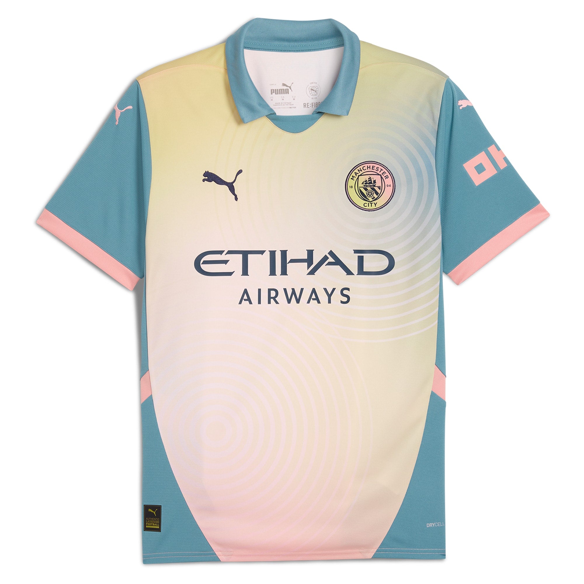 Erling Haaland Manchester City Puma 2024/25 Fourth Player Authentic T-shirt - Blue