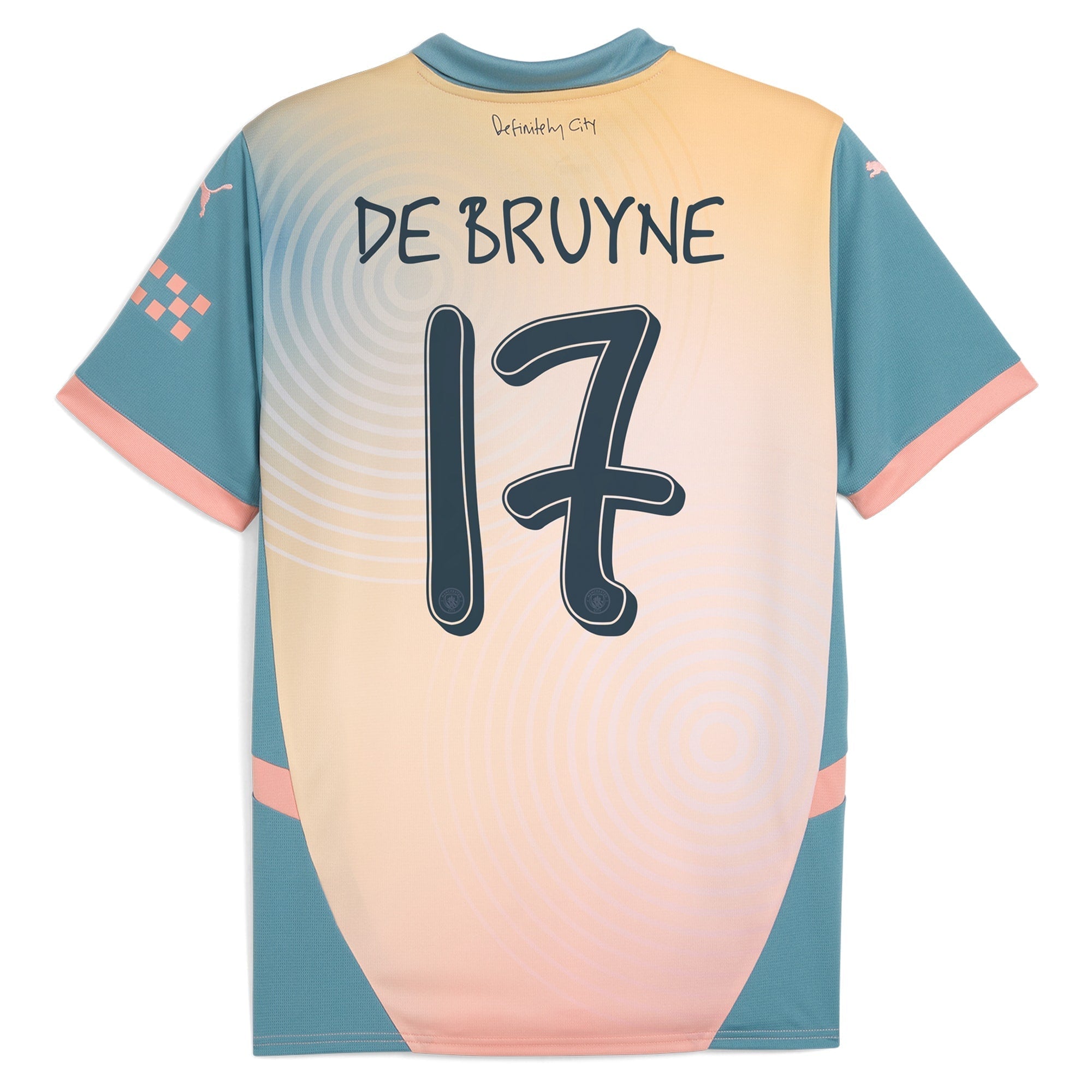Kevin De Bruyne Manchester City Puma 2024/25 Fourth Player Authentic T-shirt - Blue