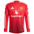 Manchester United adidas 2024/25 Home Custom Long Sleeve Authentic T-shirt - Red