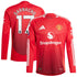 Alejandro Garnacho Manchester United 2024/25 Home Long Sleeve Player Authentic T-shirt - Red