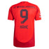 Harry Kane Bayern Munich adidas 2024/25 Home Player Authentic T-shirt - Red