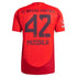 Jamal Musiala Bayern Munich adidas 2024/25 Home Player Authentic T-shirt - Red