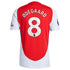 Martin Odegaard Arsenal adidas 2024/25 Home Player Authentic T-shirt – Red
