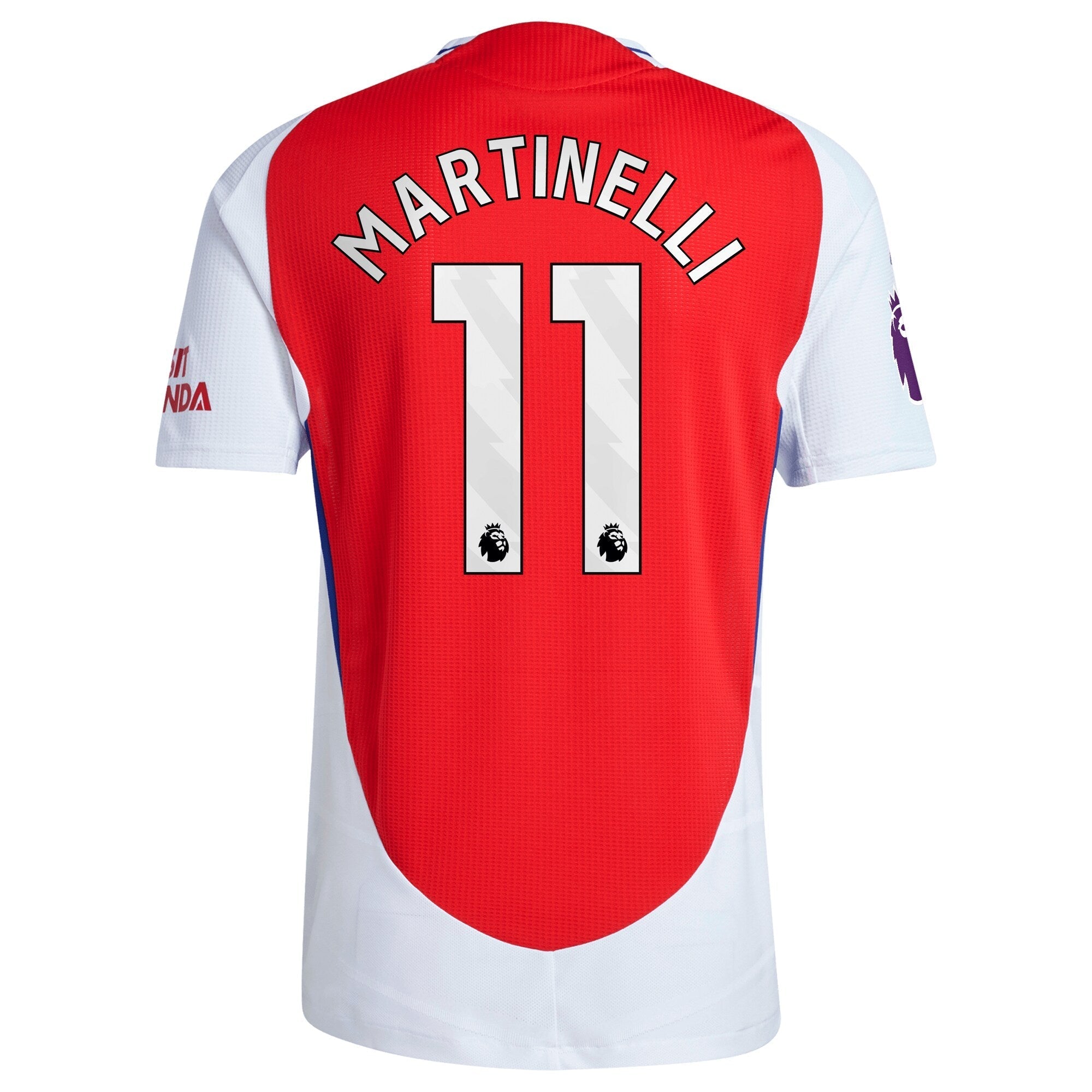 Gabriel Martinelli Arsenal adidas 2024/25 Home Player Authentic T-shirt – Red