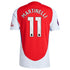 Gabriel Martinelli Arsenal adidas 2024/25 Home Player Authentic T-shirt – Red