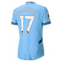 Kevin De Bruyne Manchester City Puma 2024/25 Home Player Authentic T-shirt - Light Blue