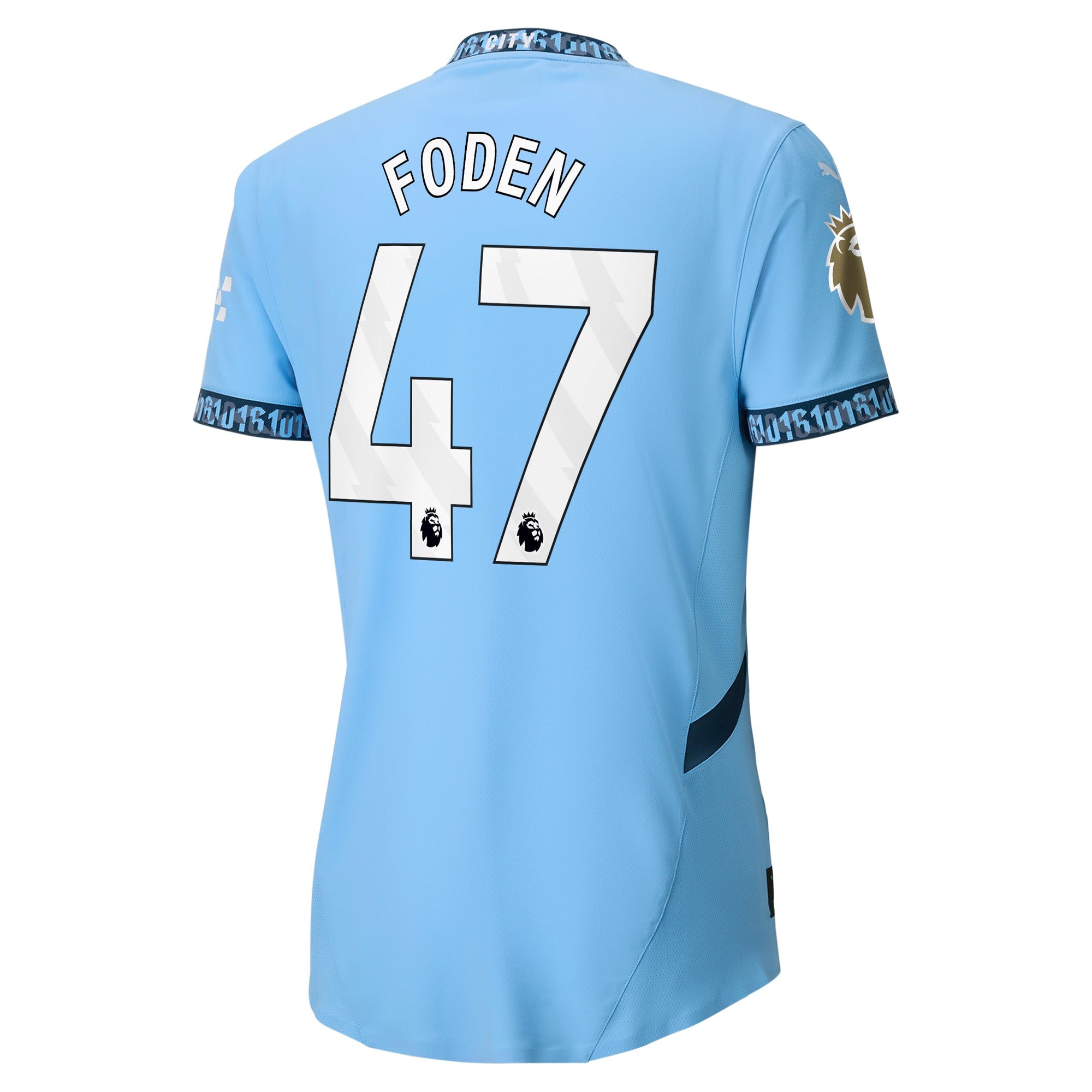 Phil Foden Manchester City Puma 2024/25 Home Player Authentic T-shirt - Light Blue