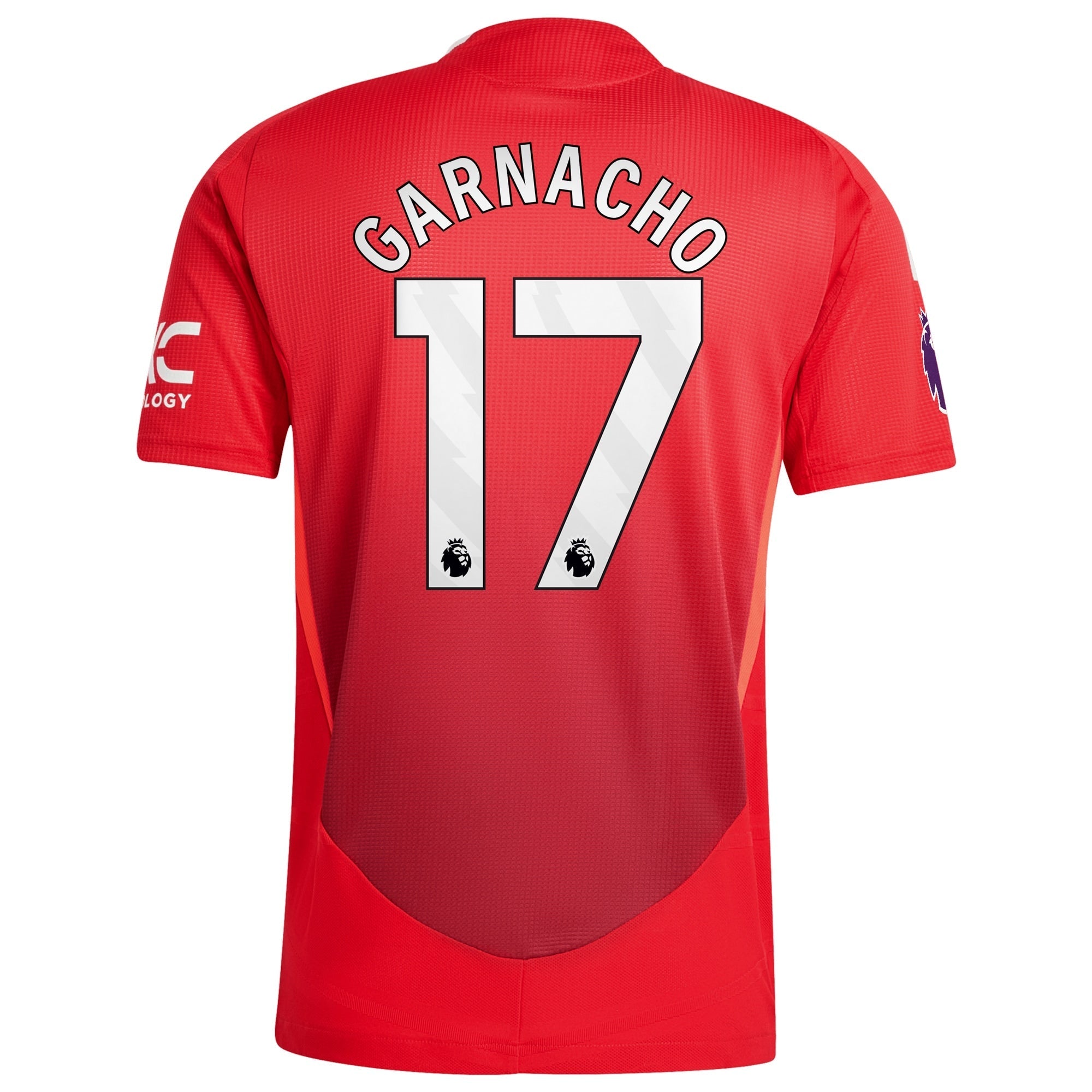 Alejandro Garnacho Manchester United 2024/25 Home  Player Authentic T-shirt - Red