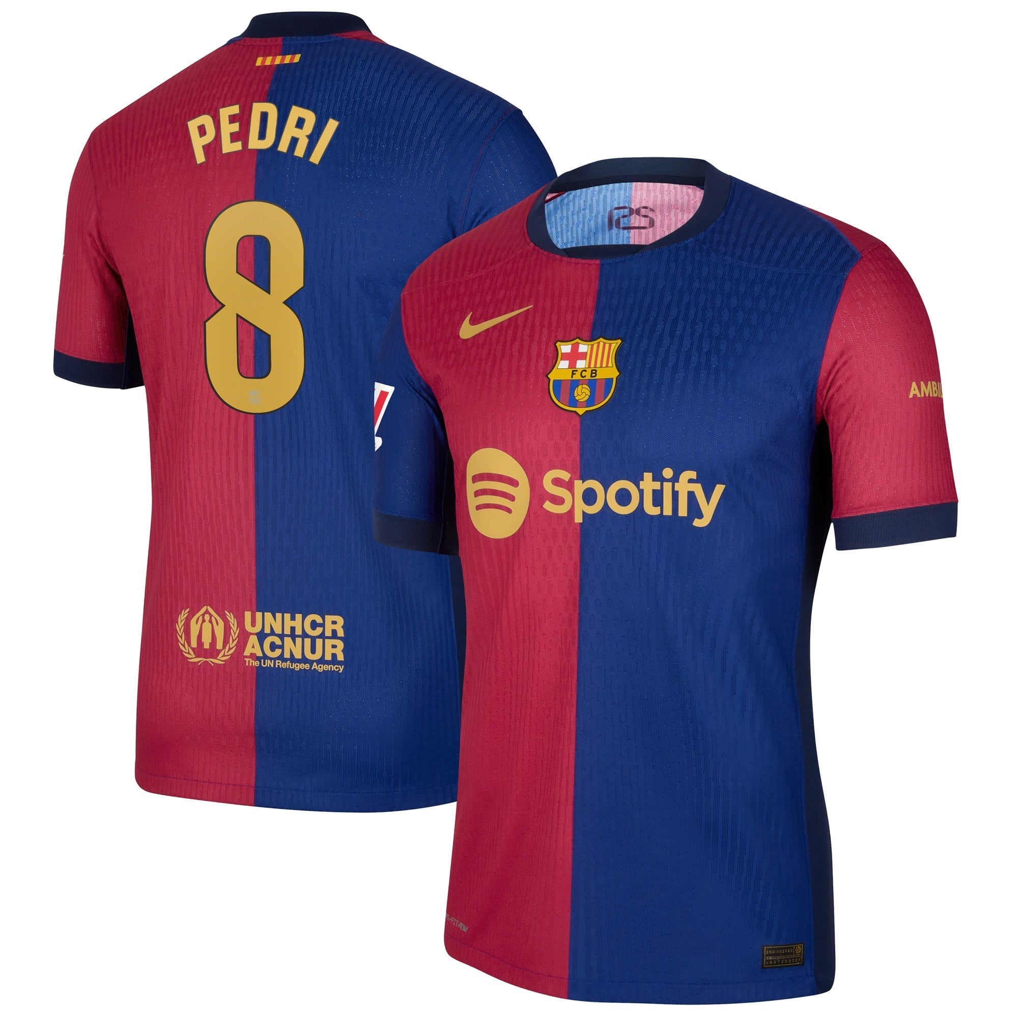 Pedri Barcelona Nike 2024/25 Home Player Authentic T-shirt - Royal