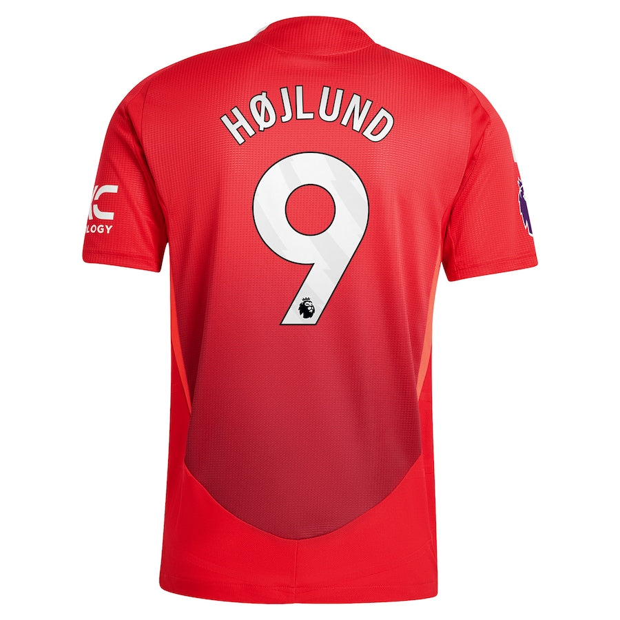 Rasmus Højlund Manchester United adidas 2024/25 Home Player Authentic T-shirt - Red