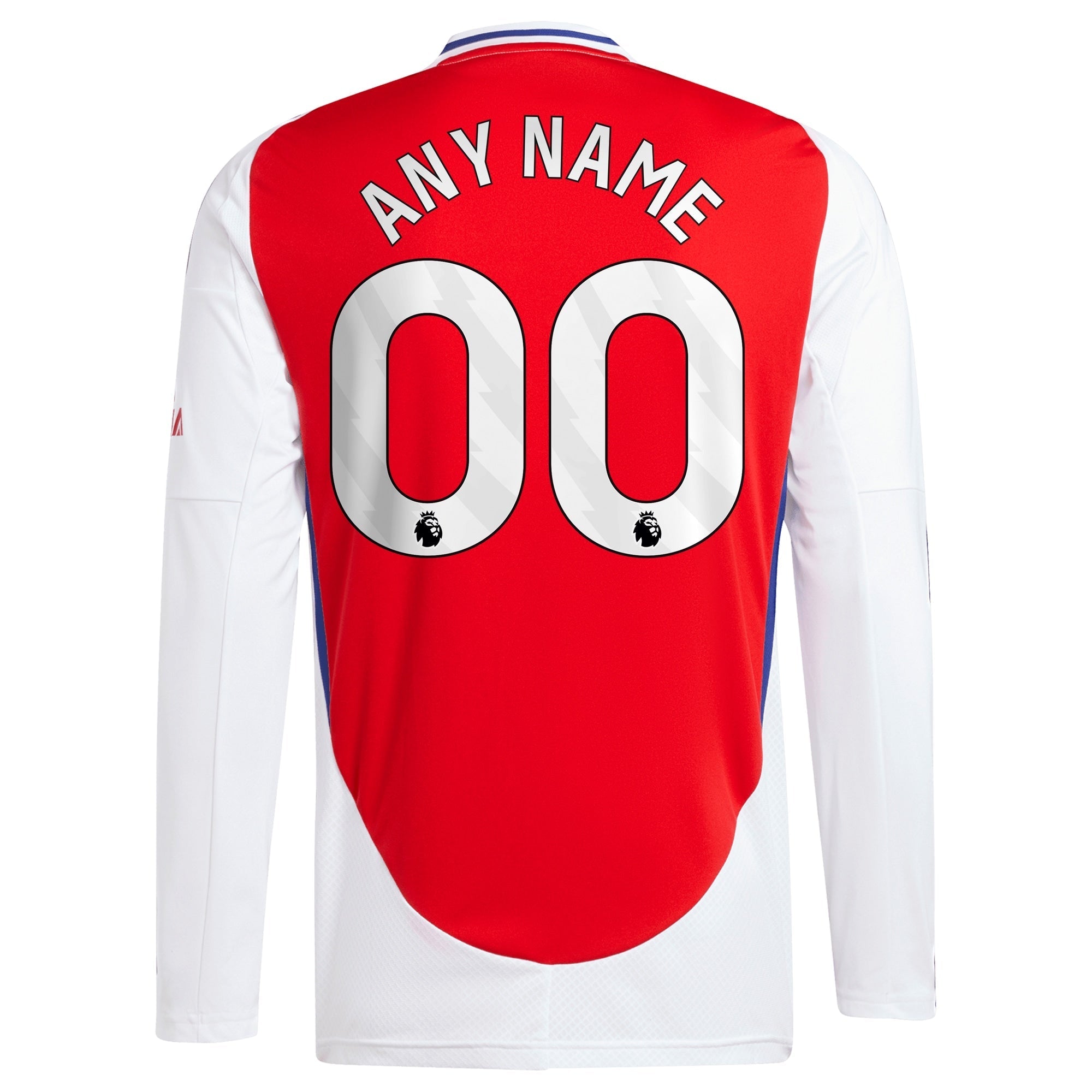 Arsenal adidas 2024/25 Home Long Sleeve Custom Authentic T-shirt – Red