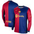 Barcelona Nike 2024/25 Home Long Sleeve Authentic T-shirt - Royal