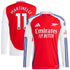 Gabriel Martinelli Arsenal adidas 2024/25 Home Long Sleeve Player Authentic T-shirt – Red
