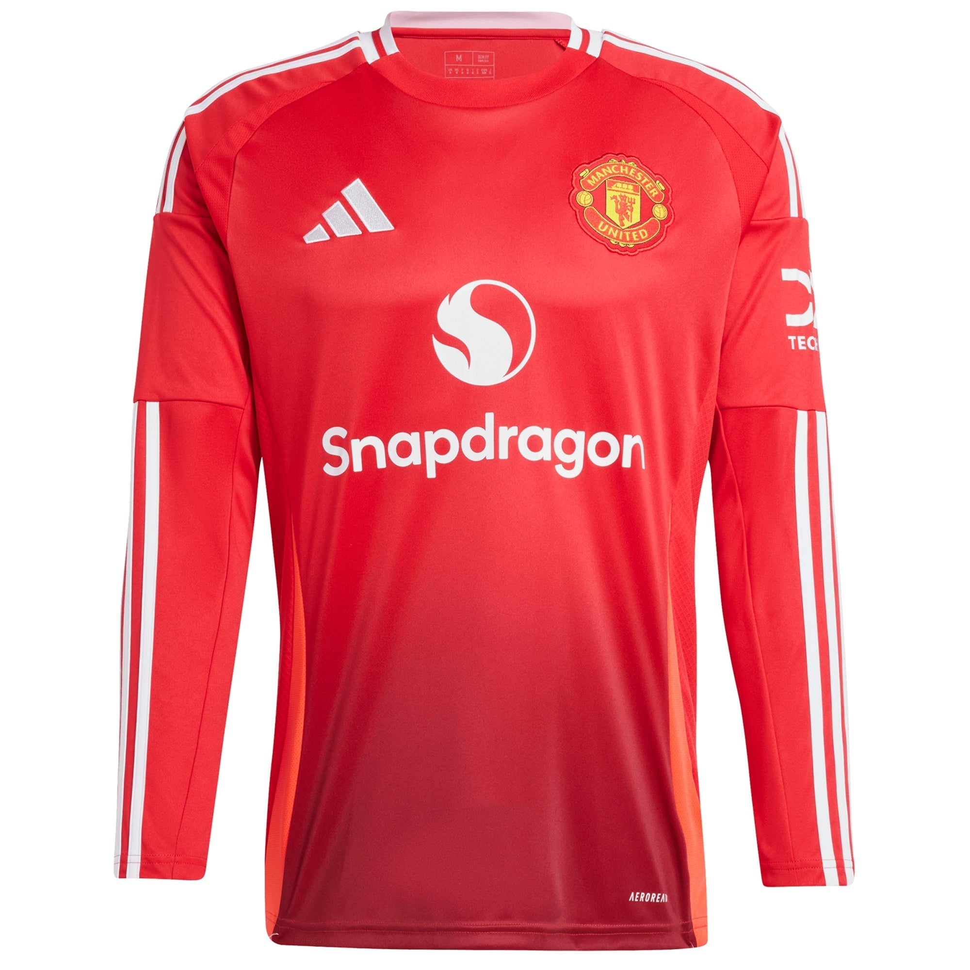 Alejandro Garnacho Manchester United 2024/25 Home Long Sleeve Player Authentic T-shirt - Red