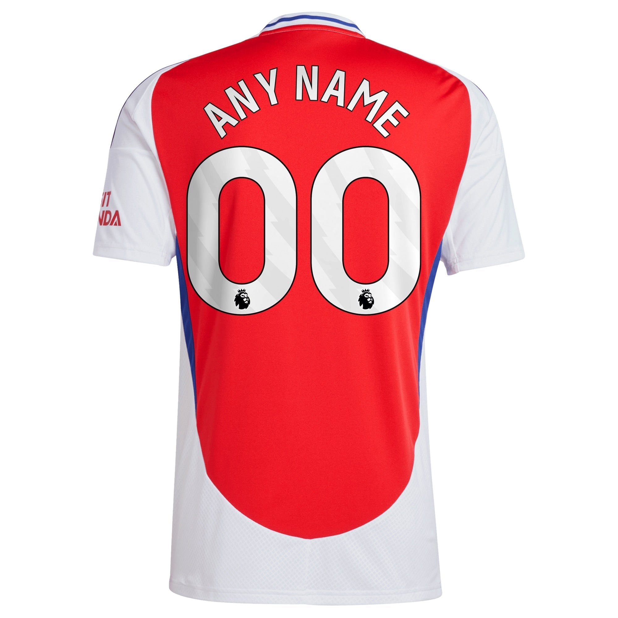 Arsenal adidas 2024/25 Home Custom Authentic T-shirt – Red Customized Item