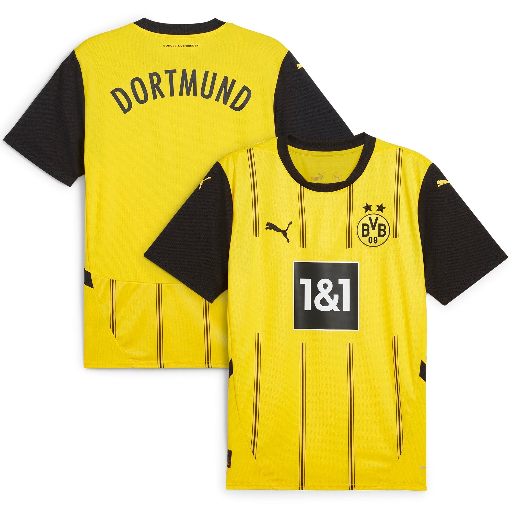 Borussia Dortmund Puma 2024/25 Home Authentic T-shirt - Yellow