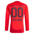 Selected slide 1 of 3Display slide 2 of 3Display slide 3 of 3 Bayern Munich adidas 2024/25 Home Long Sleeve Custom Authentic T-shirt - Red