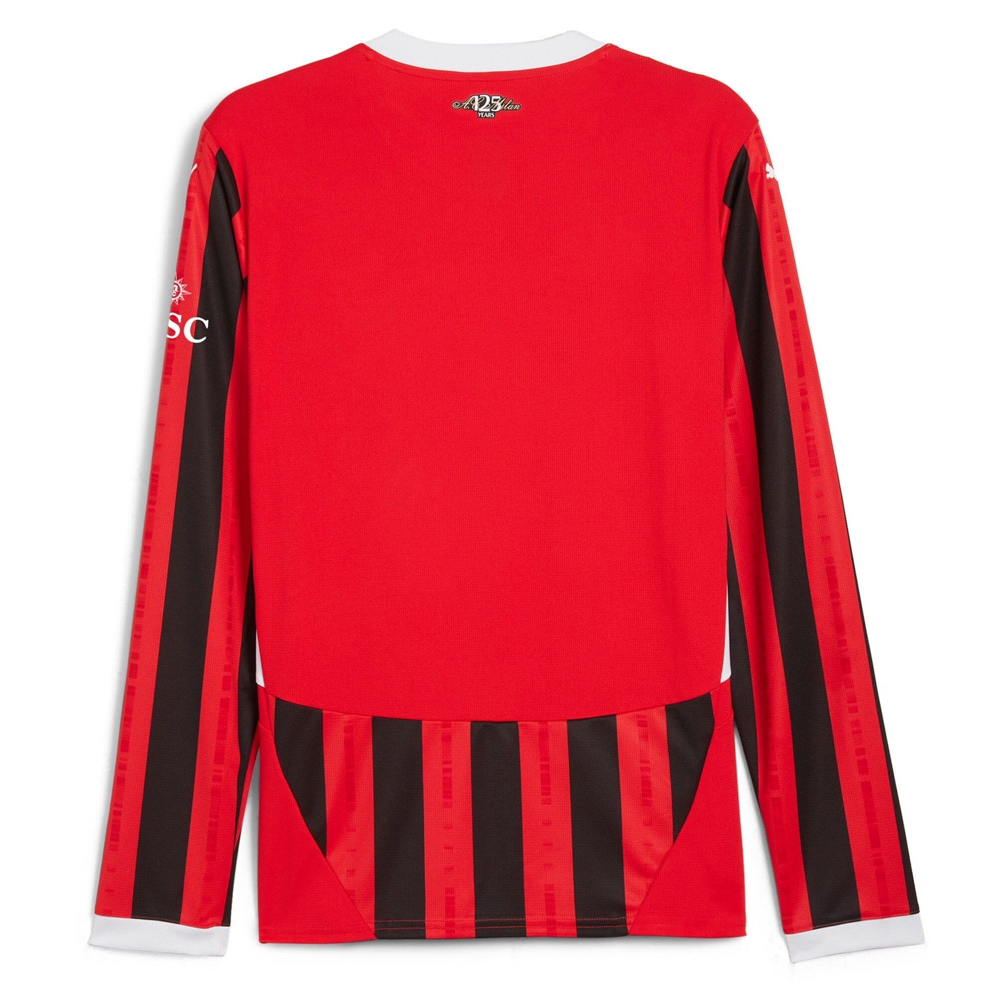 AC Milan Puma 2024/25 Home Long Sleeve Authentic T-shirt - Red