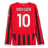 Rafael Leão AC Milan Puma 2024/25 Home Long Sleeve Player Authentic T-shirt - Red