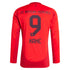 Selected slide 1 of 3Display slide 2 of 3Display slide 3 of 3 Harry Kane Bayern Munich adidas 2024/25 Home Long Sleeve Player Authentic T-shirt - Red