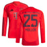 Thomas Müller Bayern Munich adidas 2024/25 Home Long Sleeve Player Authentic T-shirt - Red