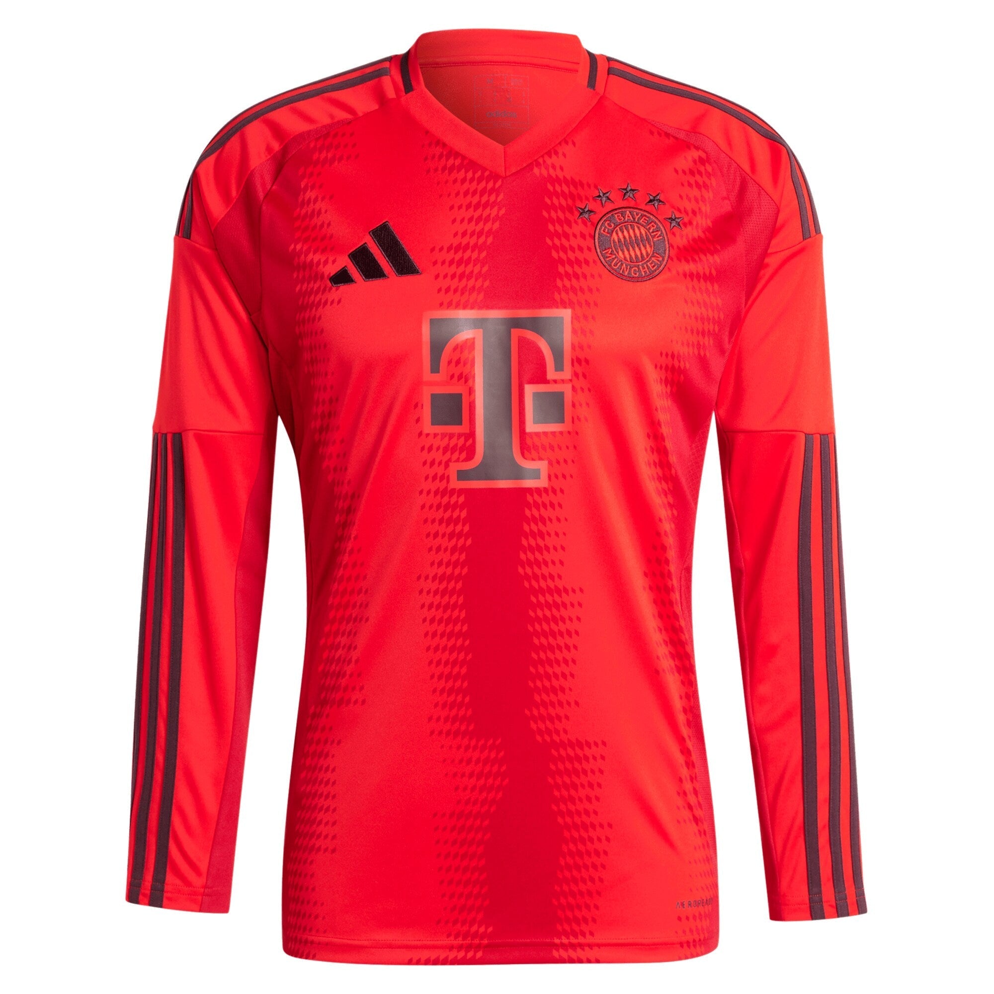 Jamal Musiala Bayern Munich adidas 2024/25 Home Long Sleeve Player Authentic T-shirt - Red