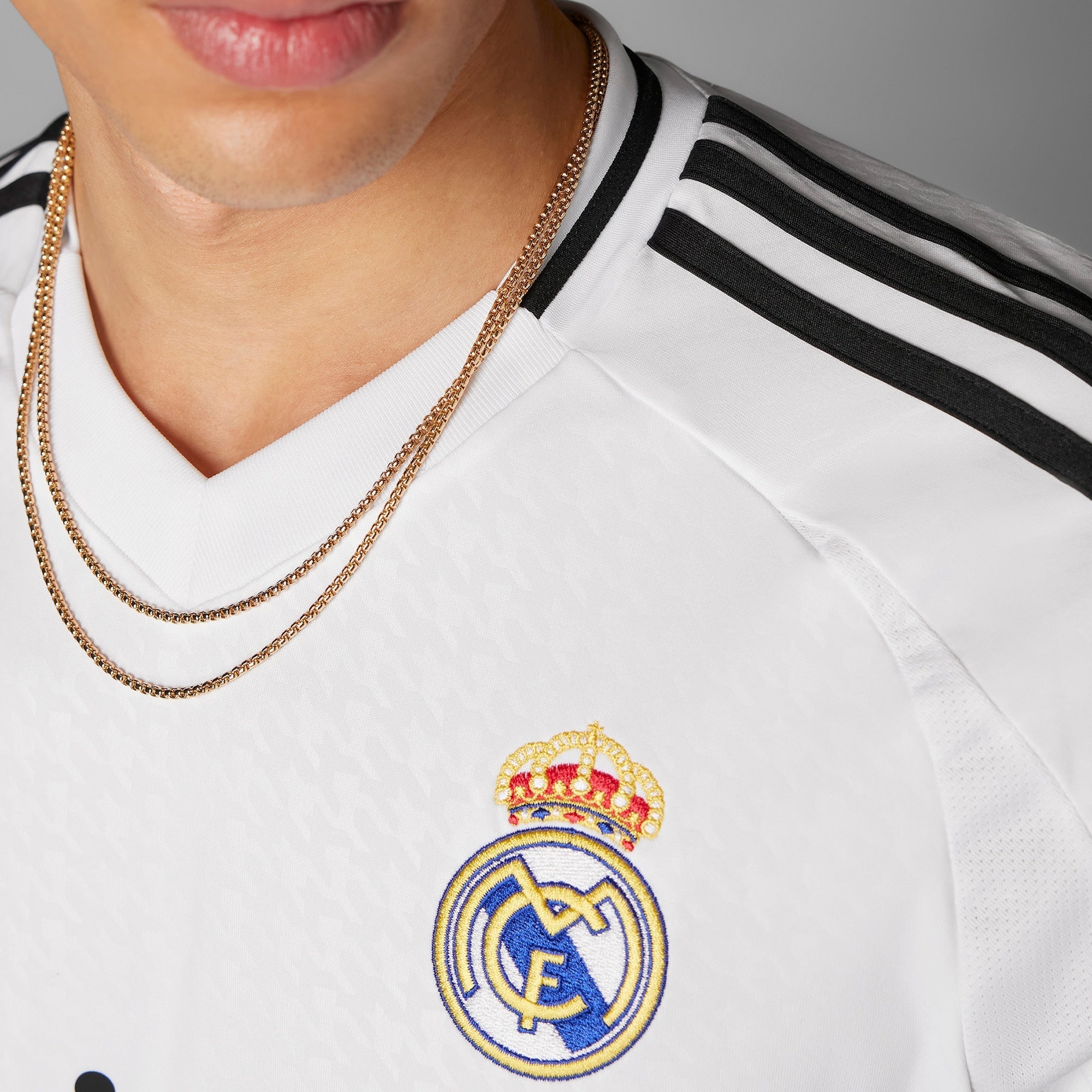 Jude Bellingham Real Madrid adidas 2024/25 Home Long Sleeve Player Authentic T-shirt - White