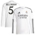Jude Bellingham Real Madrid adidas 2024/25 Home Long Sleeve Player Authentic T-shirt - White