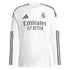 Kylian Mbappé Real Madrid adidas 2024/25 Home Long Sleeve Player Authentic T-shirt - White