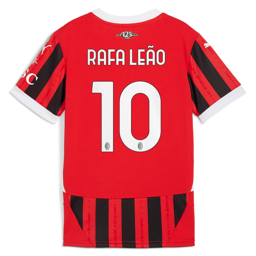 Rafael Leão AC Milan Puma 2024/25 Home Player Authentic T-shirt - Red