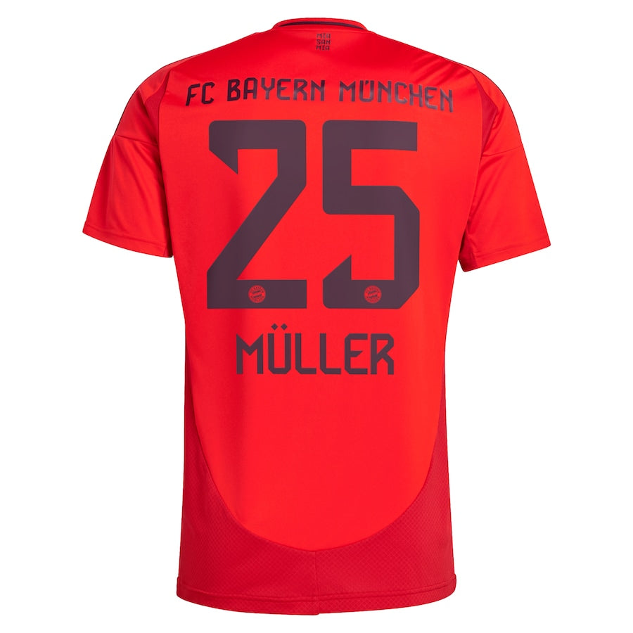 Thomas Müller Bayern Munich adidas 2024/25 Home Player Authentic T-shirt - Red