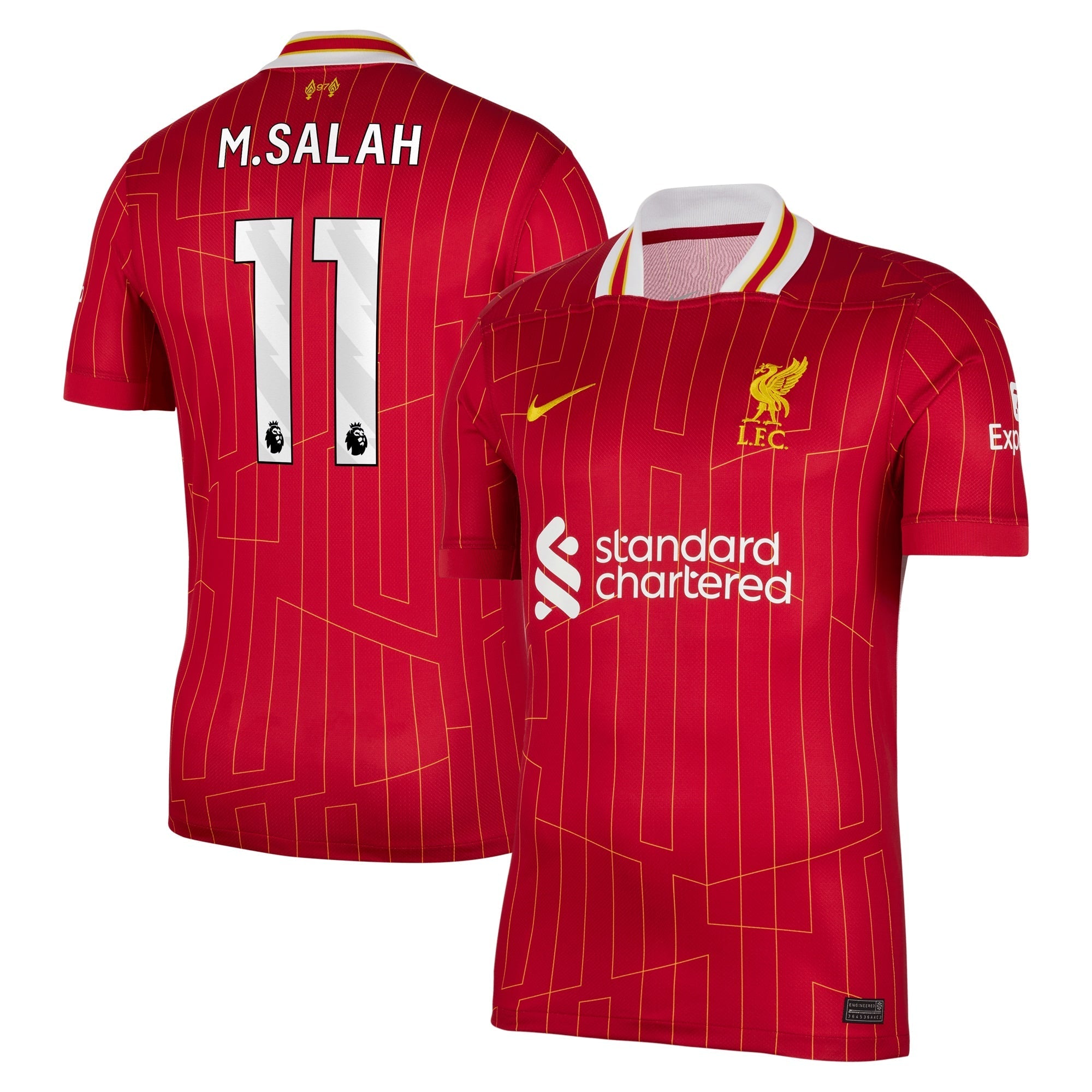 Mohamed Salah Liverpool Nike 2024/25 Home Player Authentic T-shirt – Red