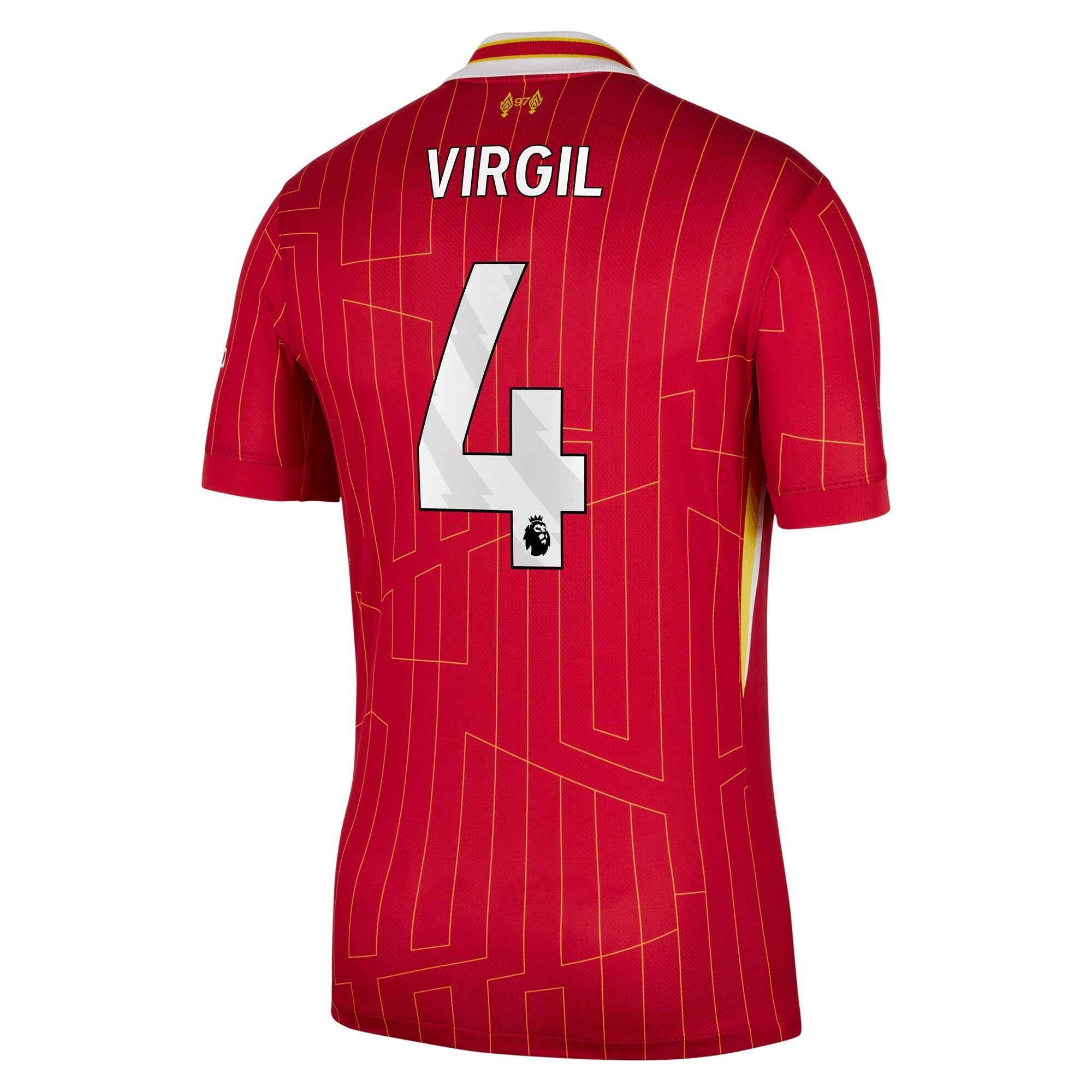 Virgil van Dijk Liverpool Nike 2024/25 Home Player Authentic T-shirt – Red
